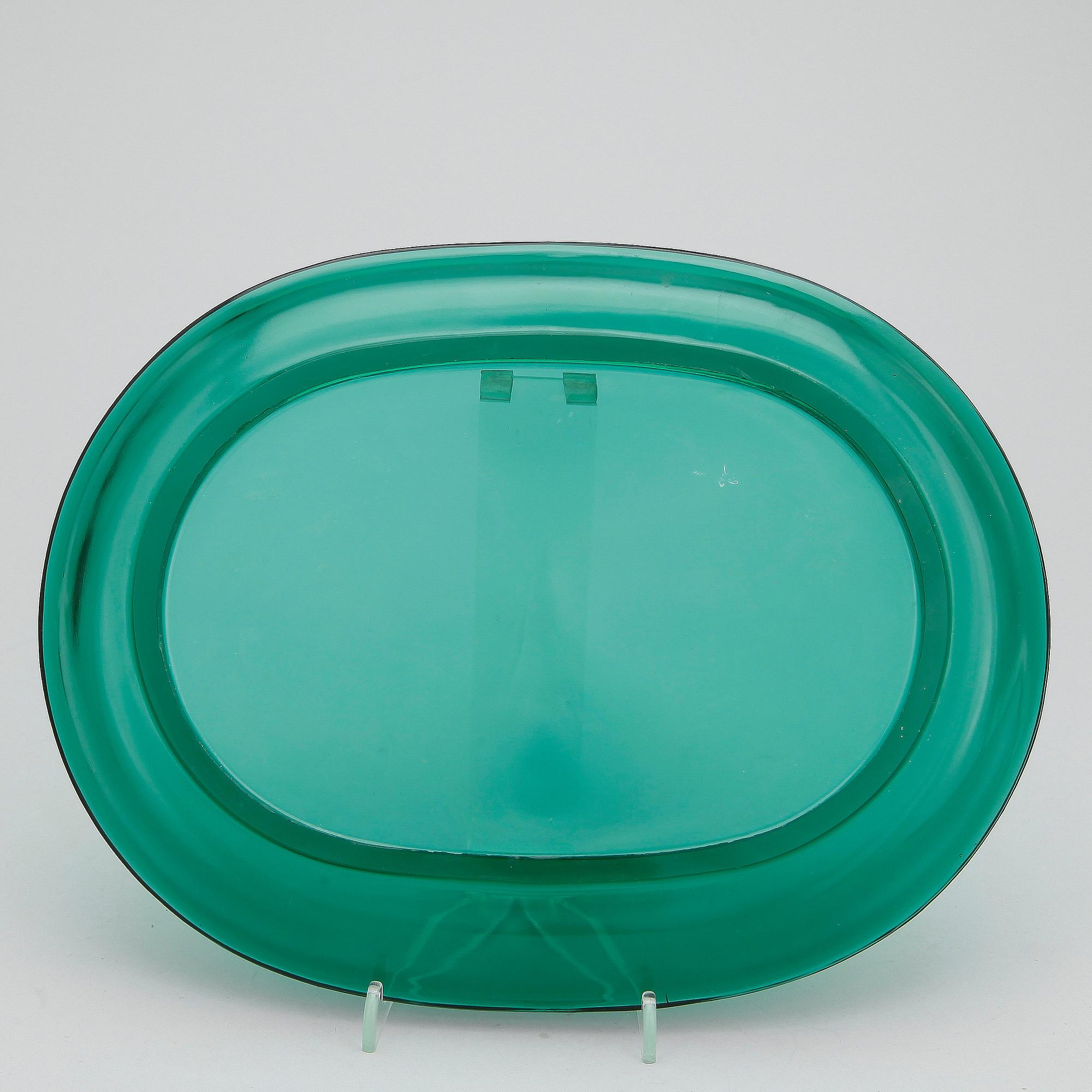 HUMMERTALLRIKAR, 15 st, grönt glas, Josef Frank, Firma Svenskt Tenn.