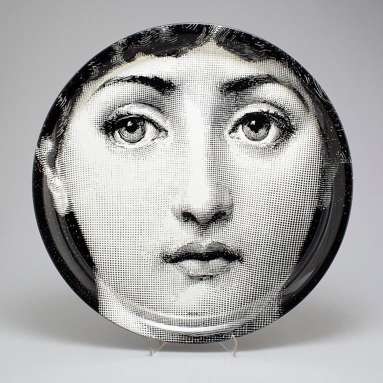 PIERO FORNASETTI, a tin tray, numbered 27, dated 2013.