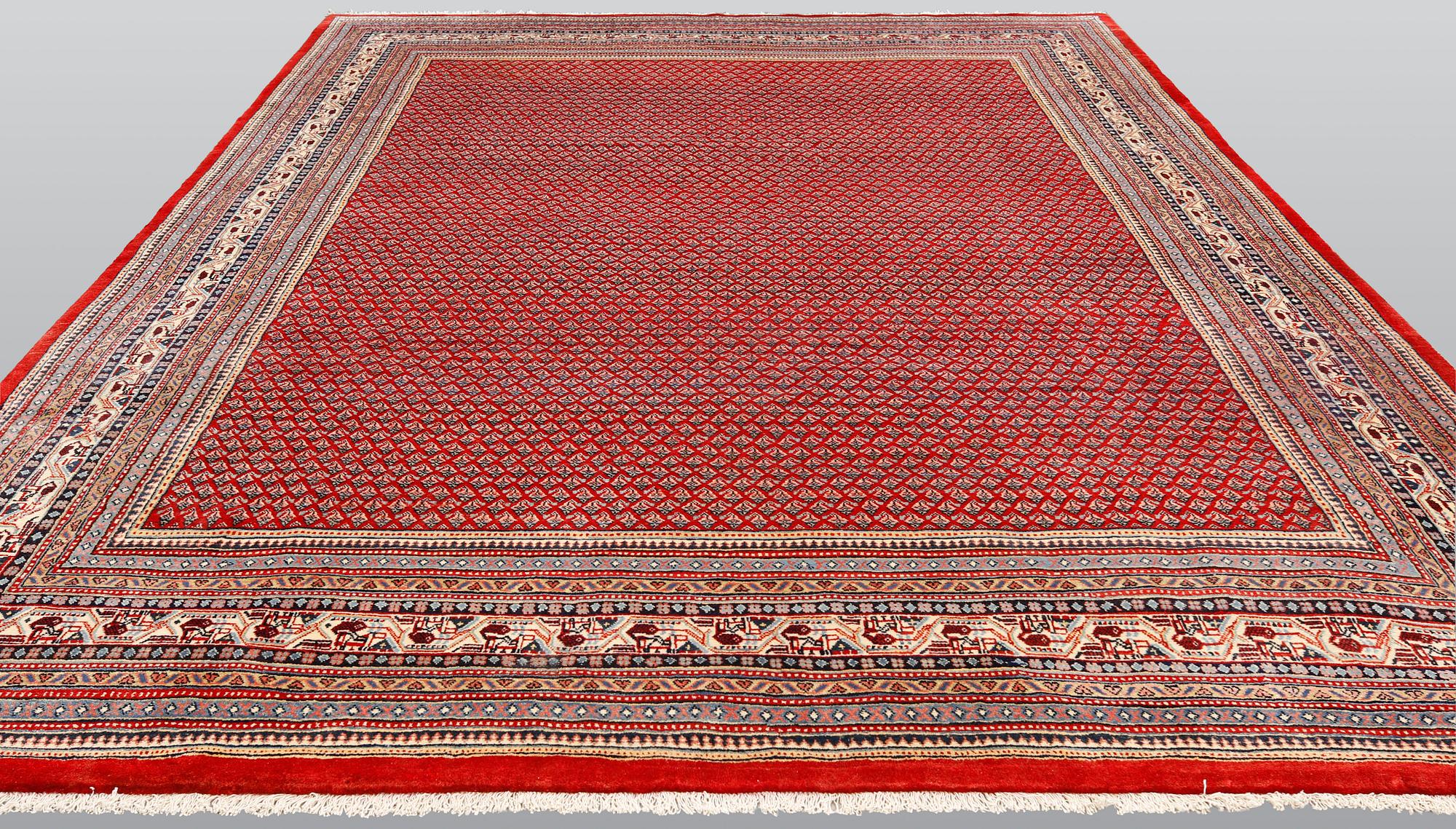 A carpet, Sarouk - Mir, ca 380 x 274 cm.
