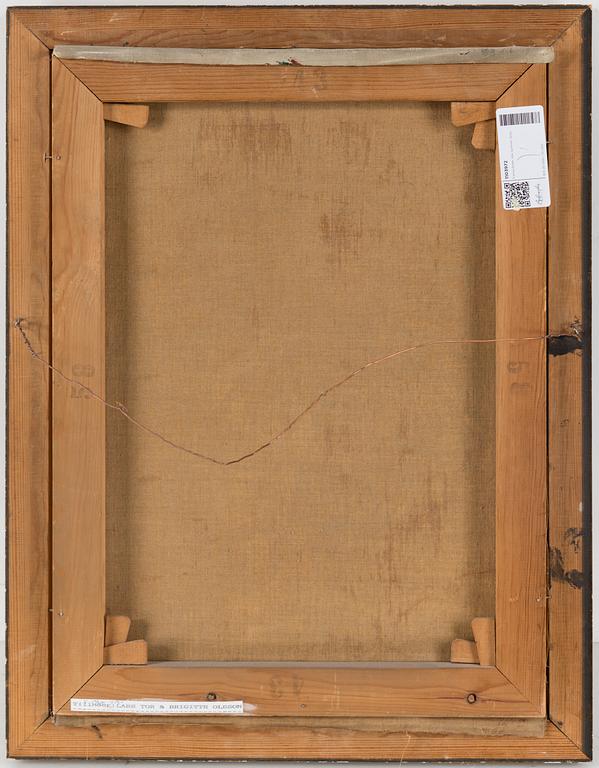 FANNY BRATE, oil on canvas, signed.