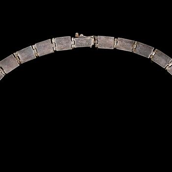 GARNITYR,  3 delar, silver malakit samt lapis lazuli. Vikt 70,4 g.