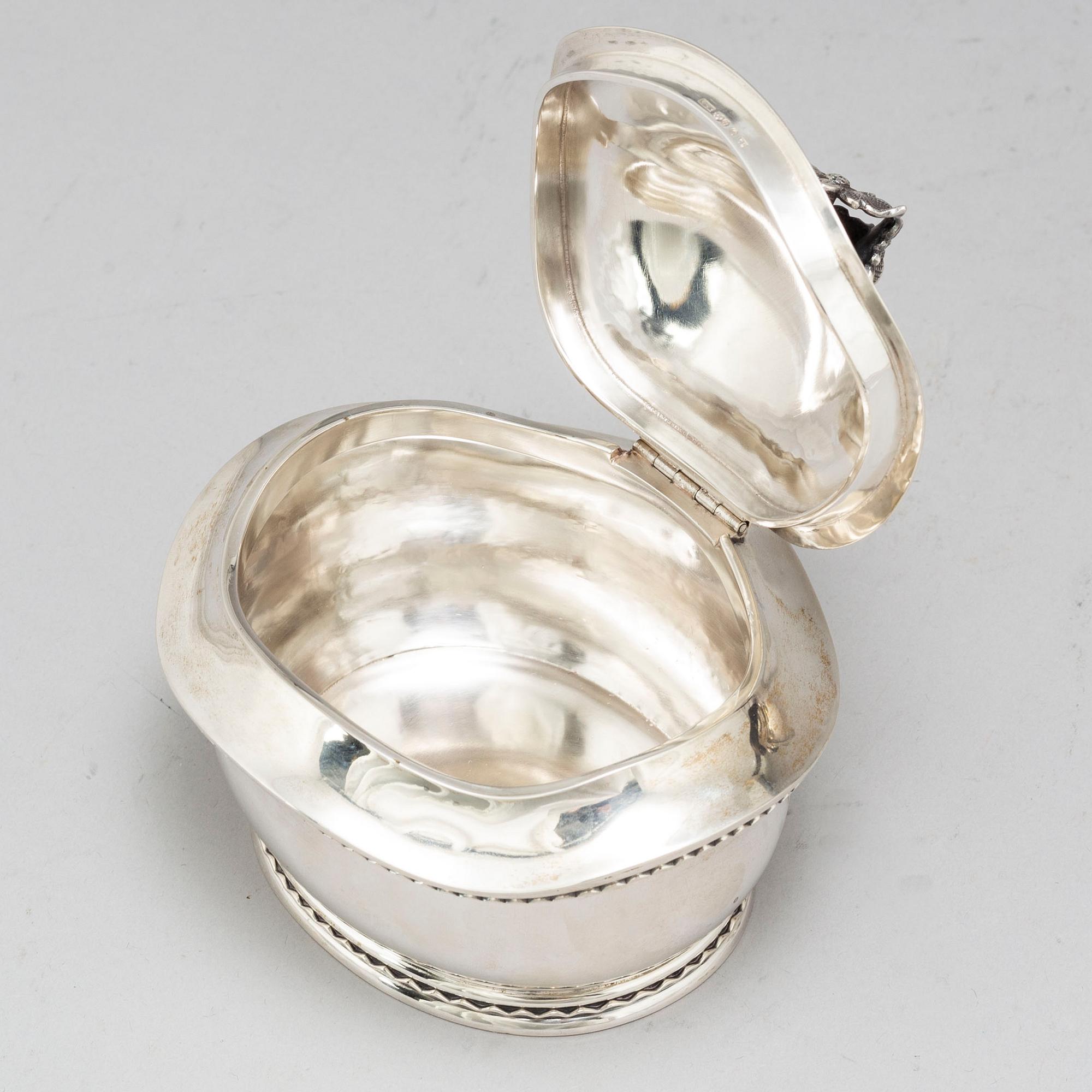 A Swedish mid 20th century silver coffee-set, mark of Eric Råström, Stockholm 1953.