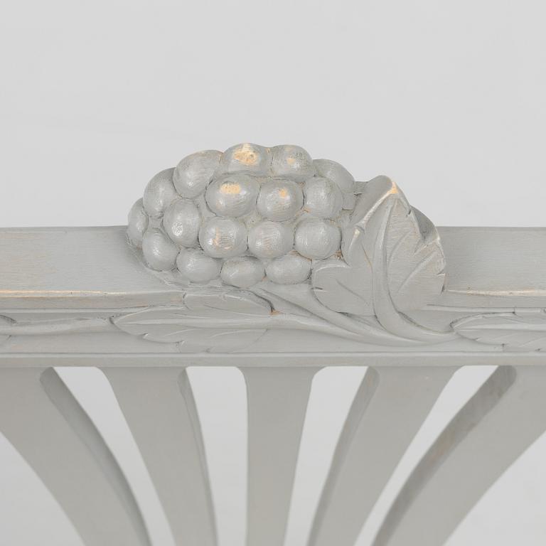 Chairs, 12 pcs, Gustavian style, Lindome model, 21st century.