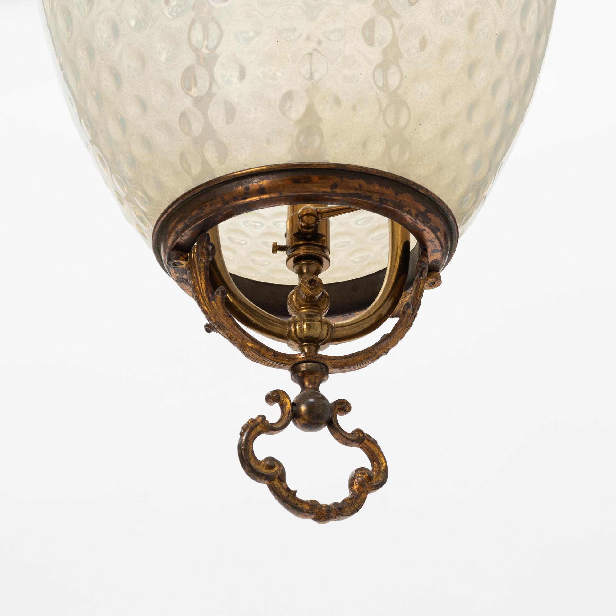 A pair of ceiling lights, first half of the 20th century.