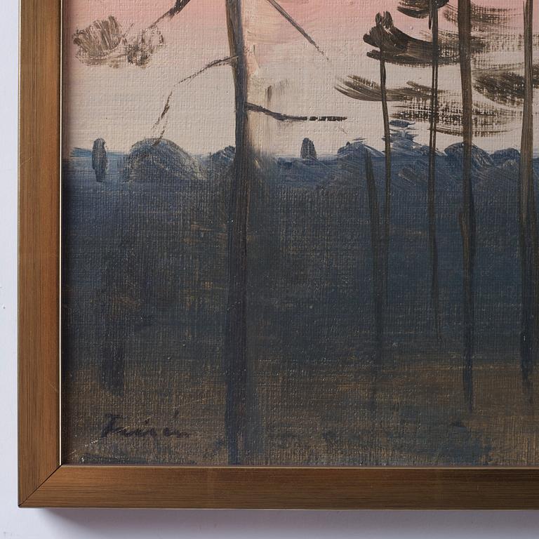 Vera Frisén, Forrest at twilight.