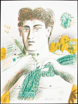 ALEXANDRE FASSIANOS, färglitografi, sign o numr 18/40.