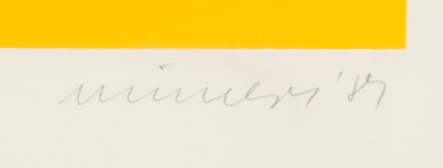 Jo Niemeyer, serigrafier, signerade och daterad -87, numrerade 22/50.