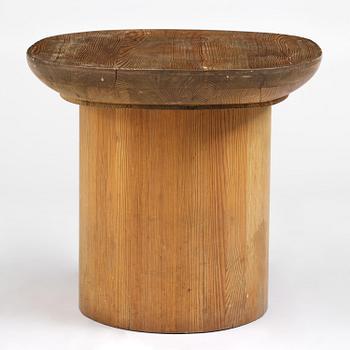 Axel Einar Hjorth, a stained pine "Utö" table, Nordiska Kompaniet, Sweden, 1930s.