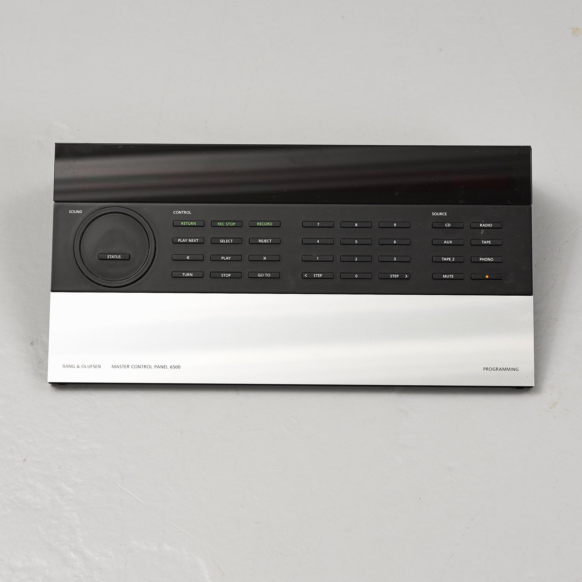 Jacob Jensen / Bang & Olufsen, Beomaster 6500, stereo, Danmark 1980-90-tal.