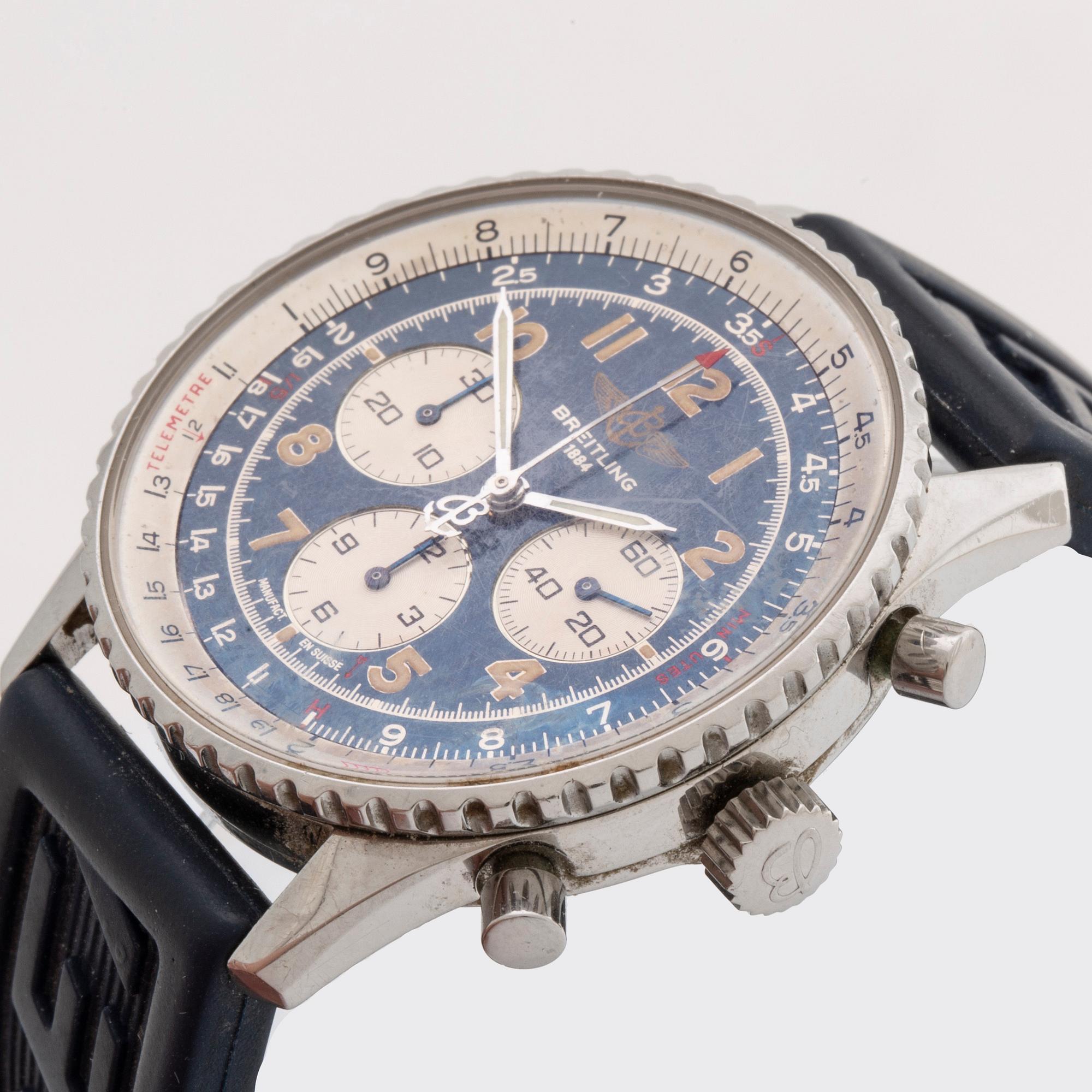 BREITLING, Navitimer, chronograph, wristwatch, 38 mm.