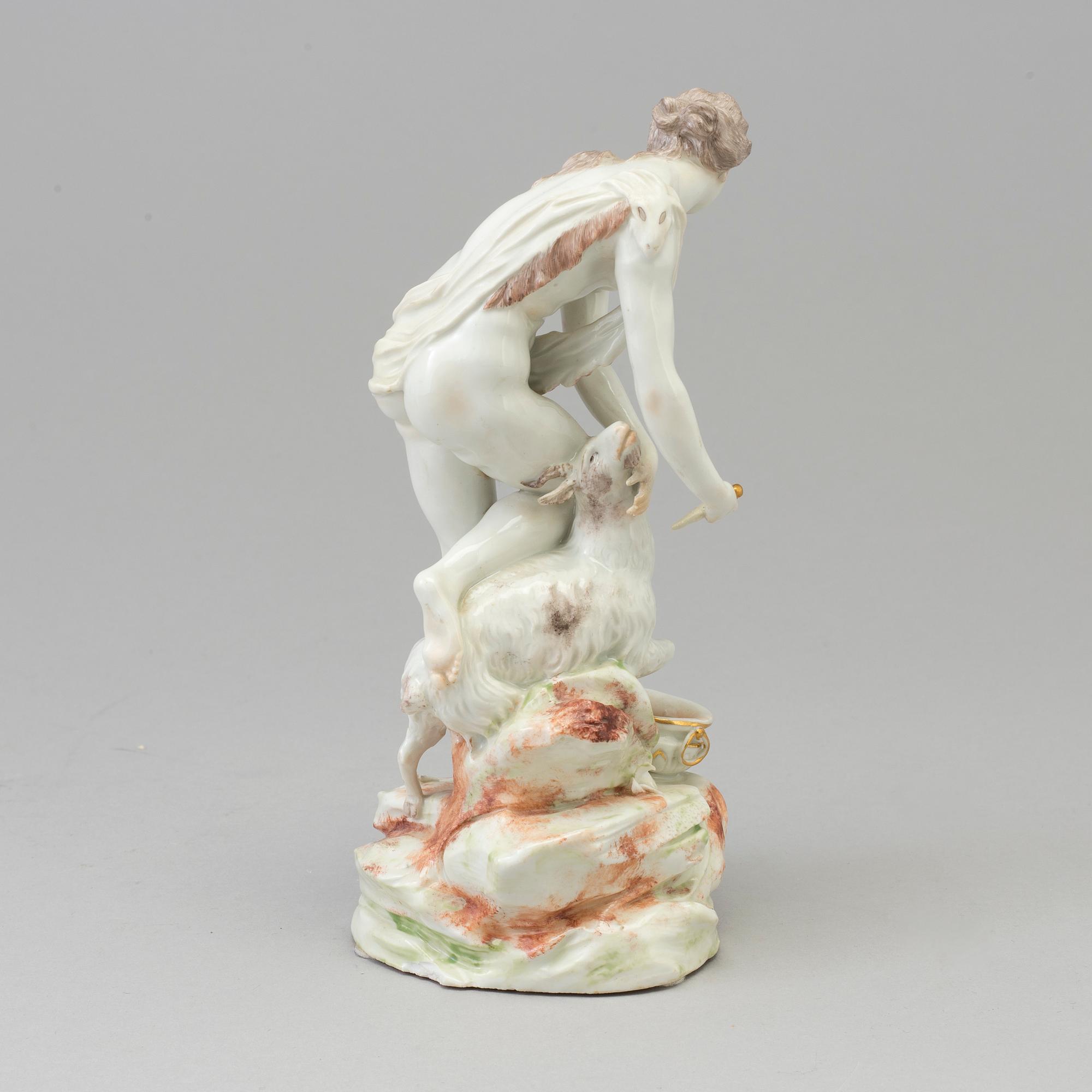 A Ludwigsburg porcelain figure, Germany, 18th Century.