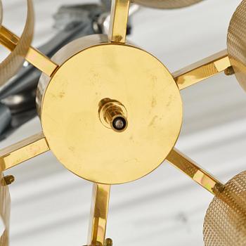 Hans-Agne Jakobsson, taklampa, "Estrella", modell "T 580", Hans-Agne Jakobsson AB, Markaryd, 1960-70-tal.