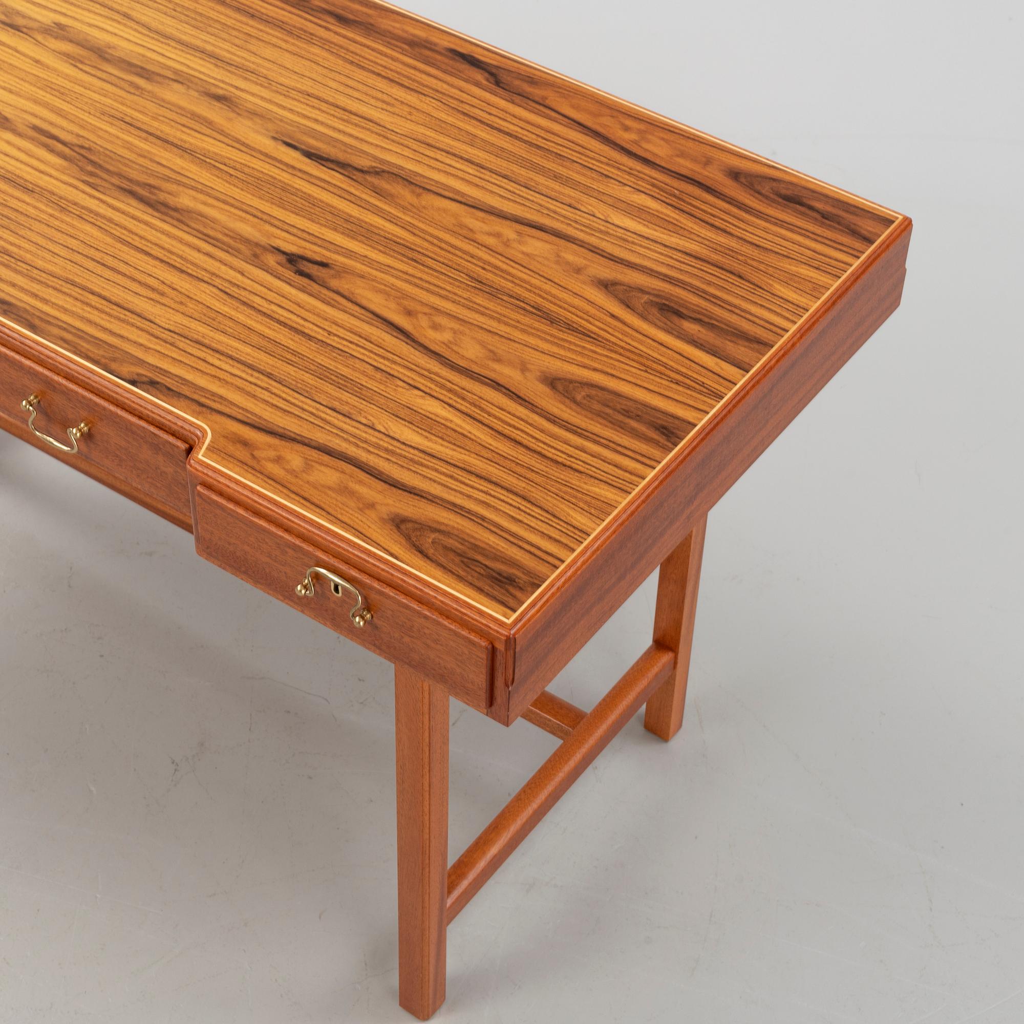 Josef Frank, a model '1022' desk, made by AB Eriksson & söner for Firma Svenskt Tenn, Sweden, post 1985.