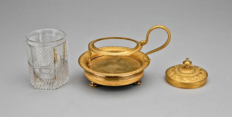 KAVIARSKÅL, empirestil, 1800-tal, troligen Ryssland.