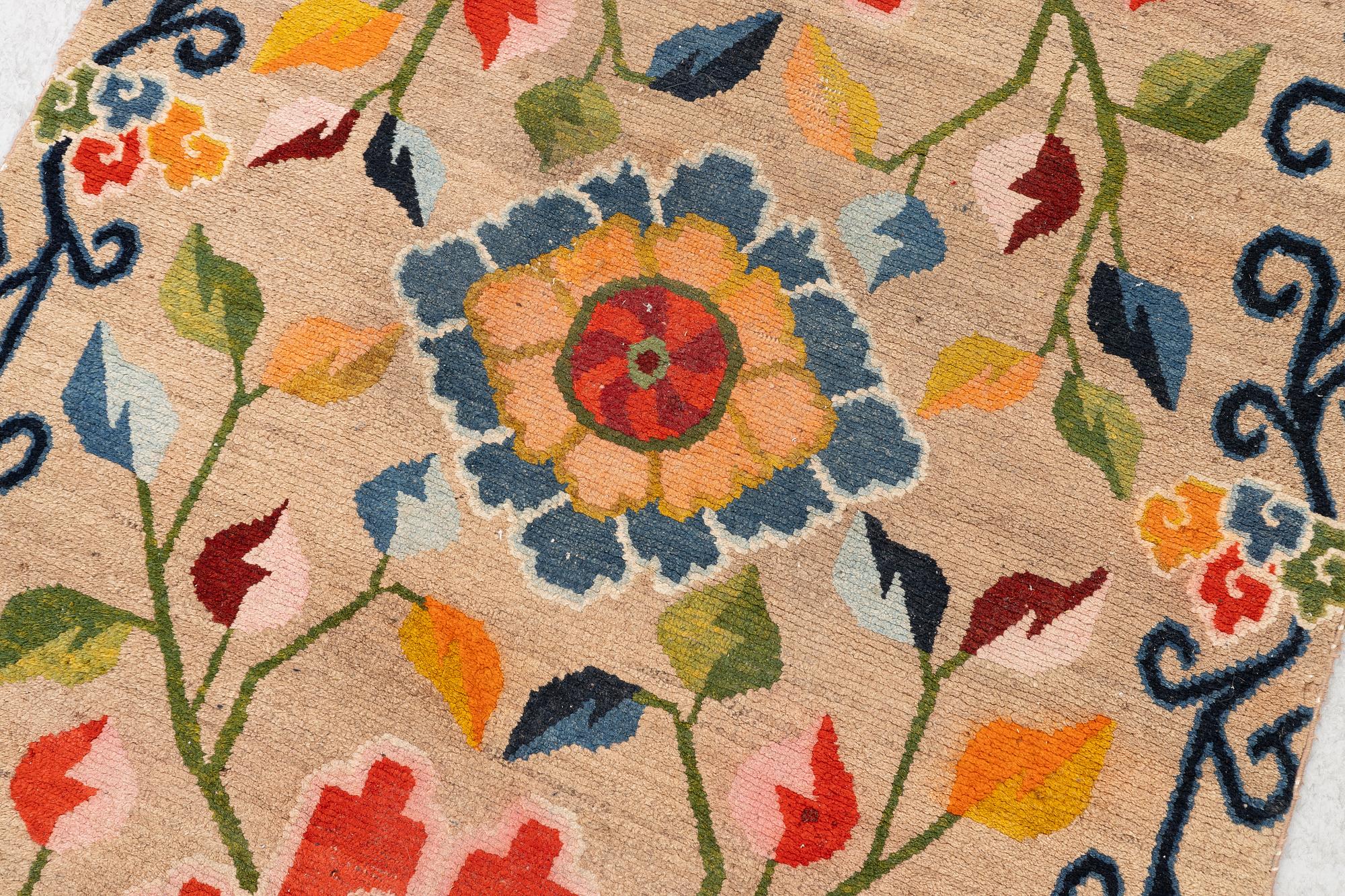 Matta, antik Tibet, 1890-1900, ca 166 x 88 cm.