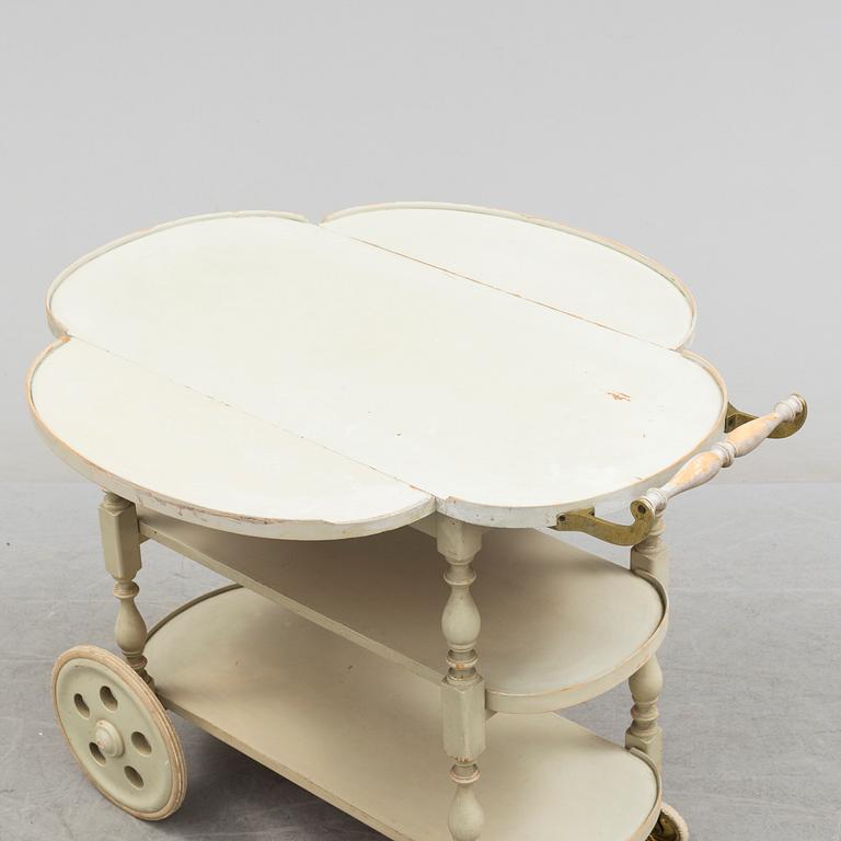 an early 20th century serving trolley.