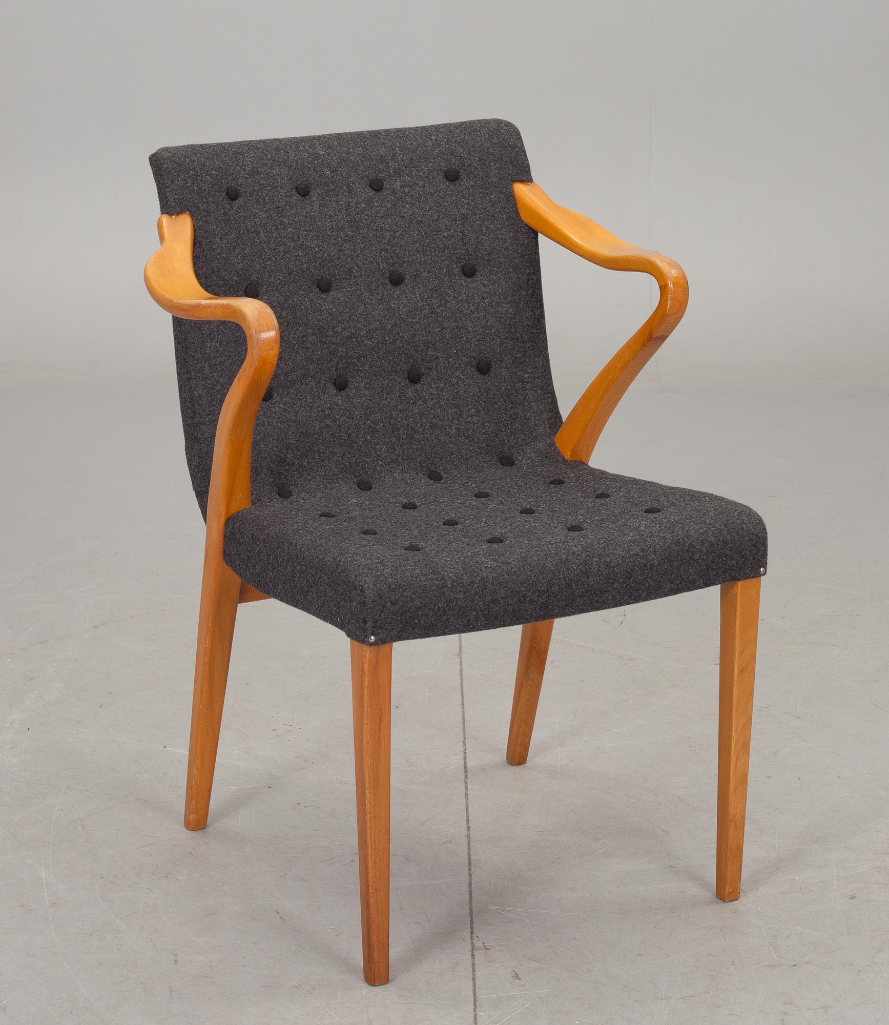KARMSTOL, "modell 1522", Axel Larsson, Bodafors, formgiven 1935.