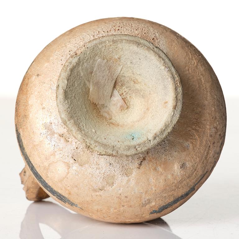 A central Asian pottery jug 12th-13th century.