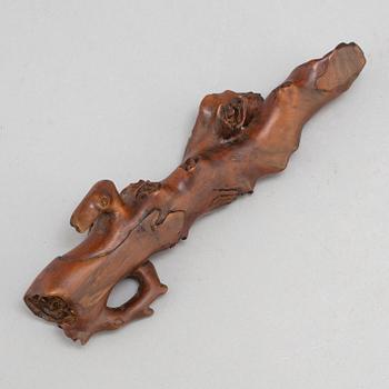 PENSELSTÄLL, boxwood. Qingdynastin, 1800-tal.