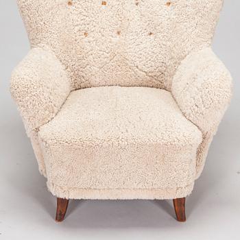 Ilmari Lappalainen, fåtölj, "Laila", Asko, Finland 1950-tal.