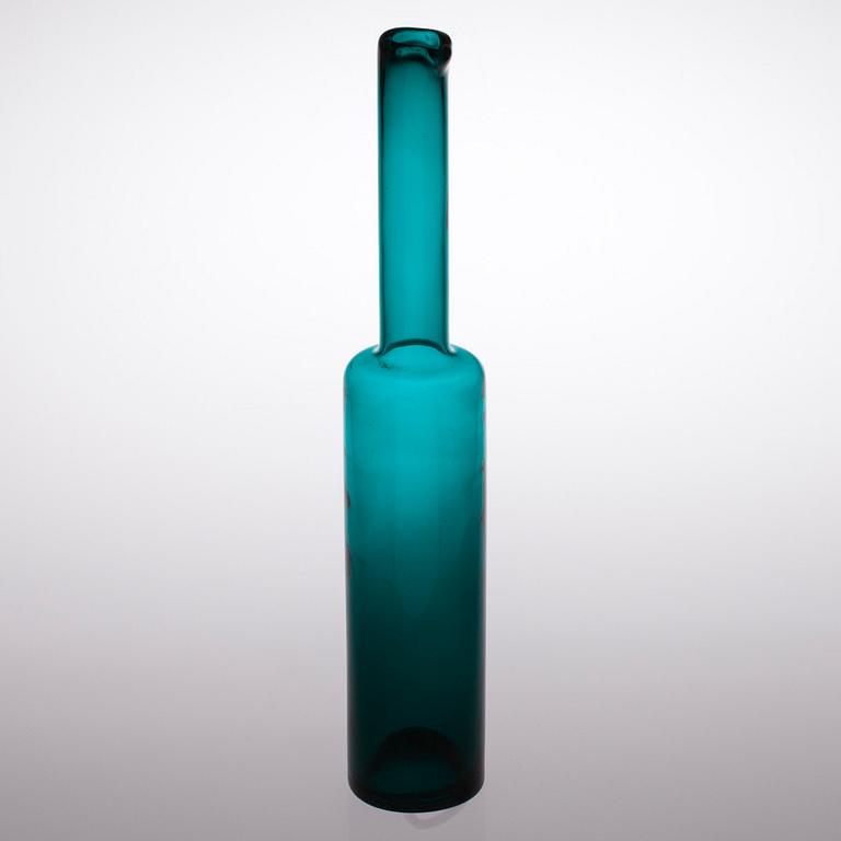 FLASKA, glas, signerad Nanny Still Riihimäen Lasi Oy.