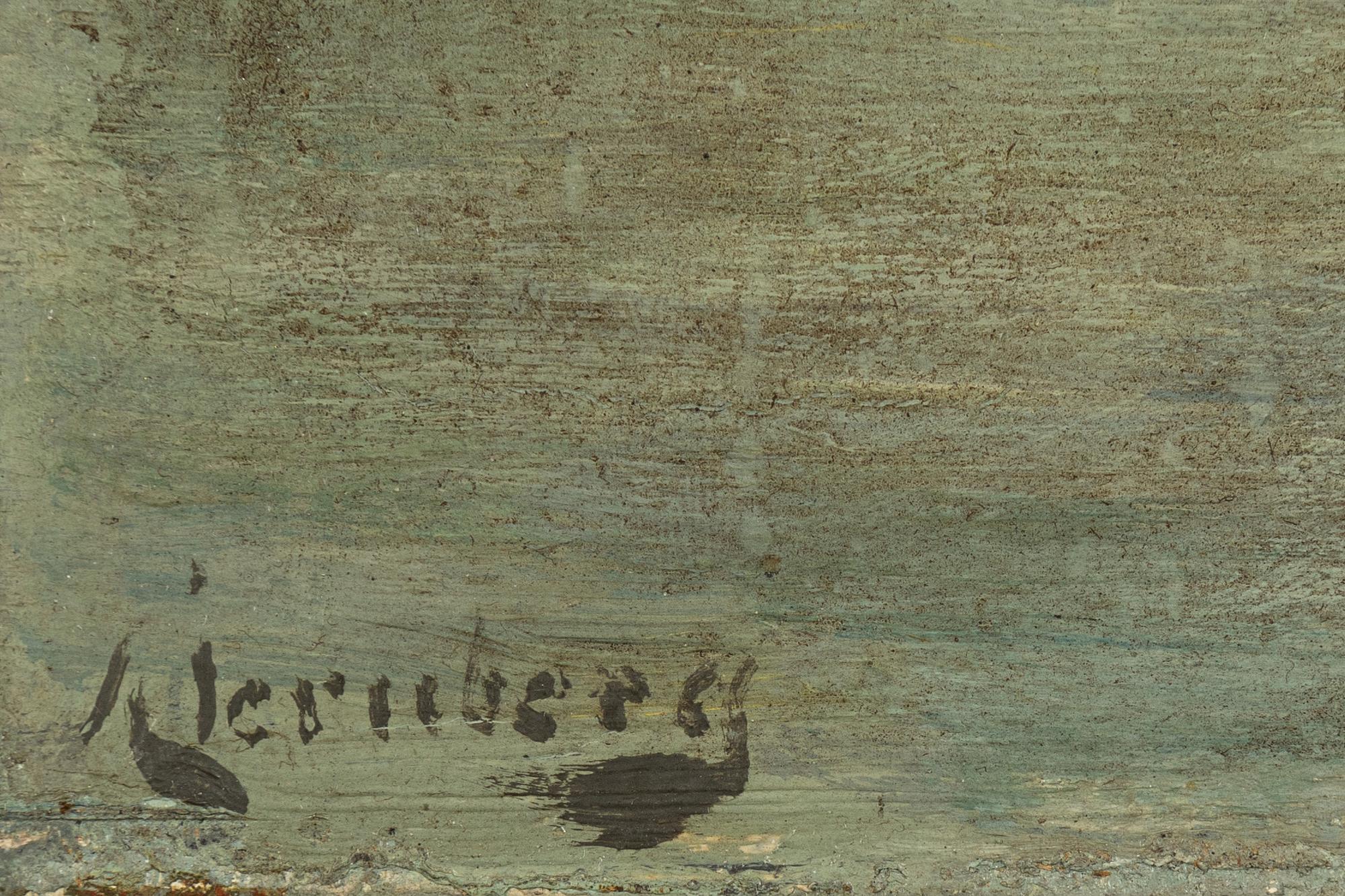 August Jernberg, Flodlandskap från Tyskland.