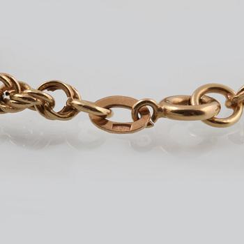 HALSLÄNK, 18K guld. Vikt 15,45 gram.