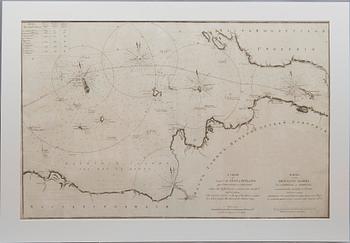 A NAUTICAL CHART. A Chart of A part of the Gulf of Finland. Spafarieff,1812.
