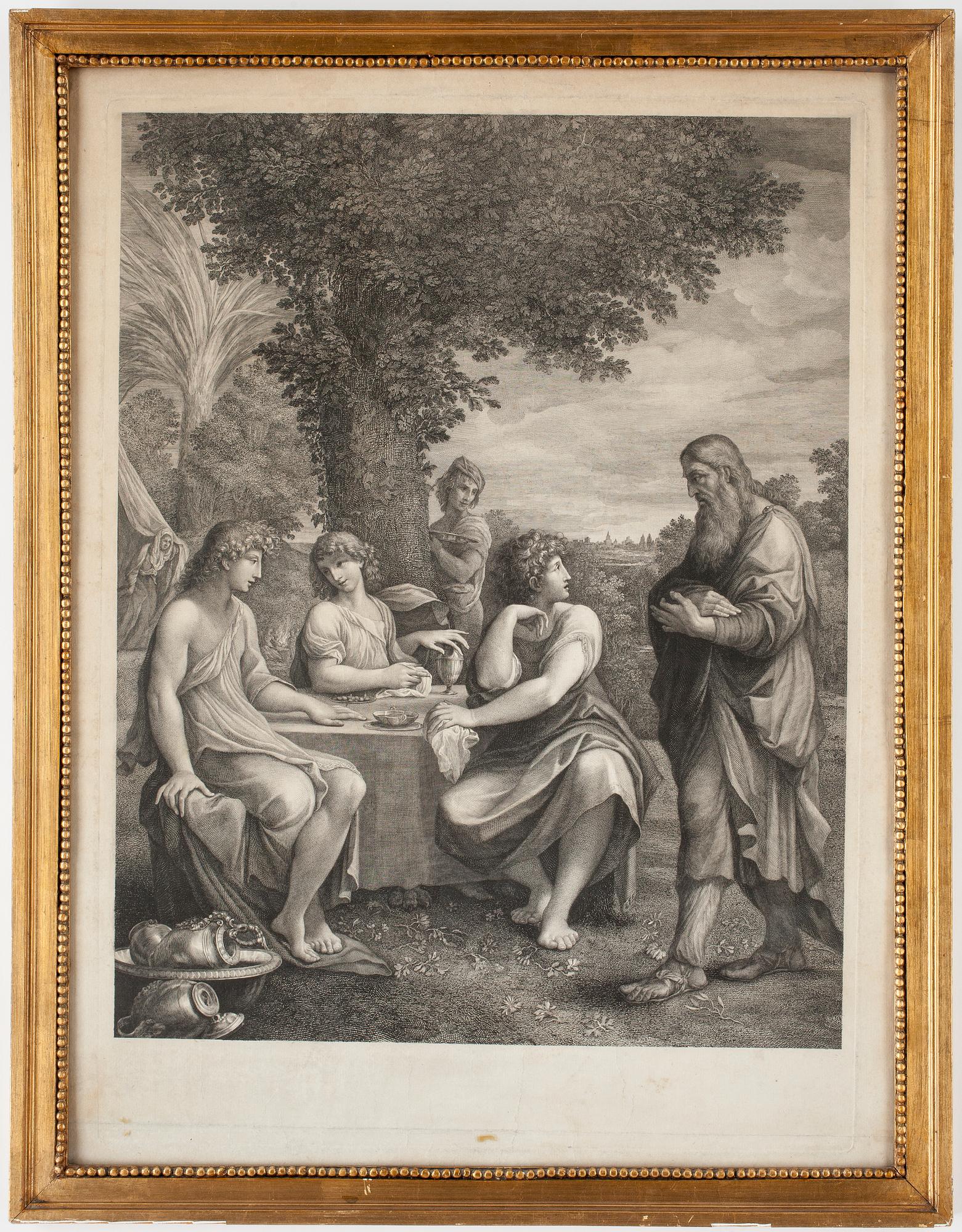 GRAVYRER, 4 st, bland annat efter bland annat Francesco Bortolozzi och Nicolas Poussin, 17/1800-tal.