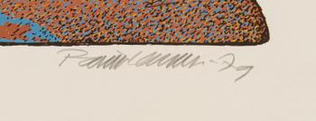 RAIMO KANERVA, serigraphs, set of 4, signed, dated -79 and numbered.