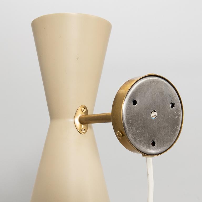 Alf Svensson, vägglampa, Bergboms, 1950/1960-tal.