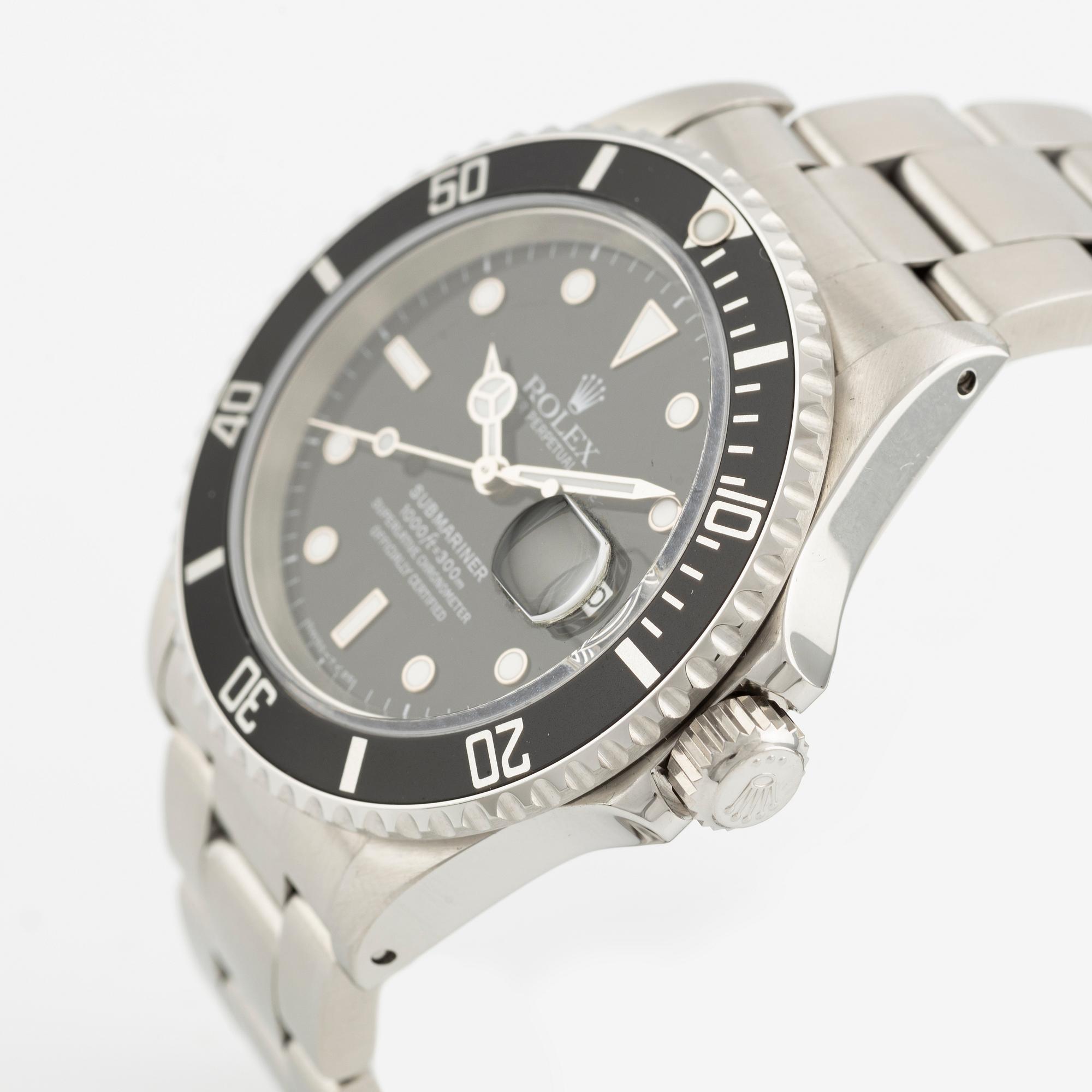 Rolex, Oyster Perpetual Date, Submariner, armbandsur, 40 mm.