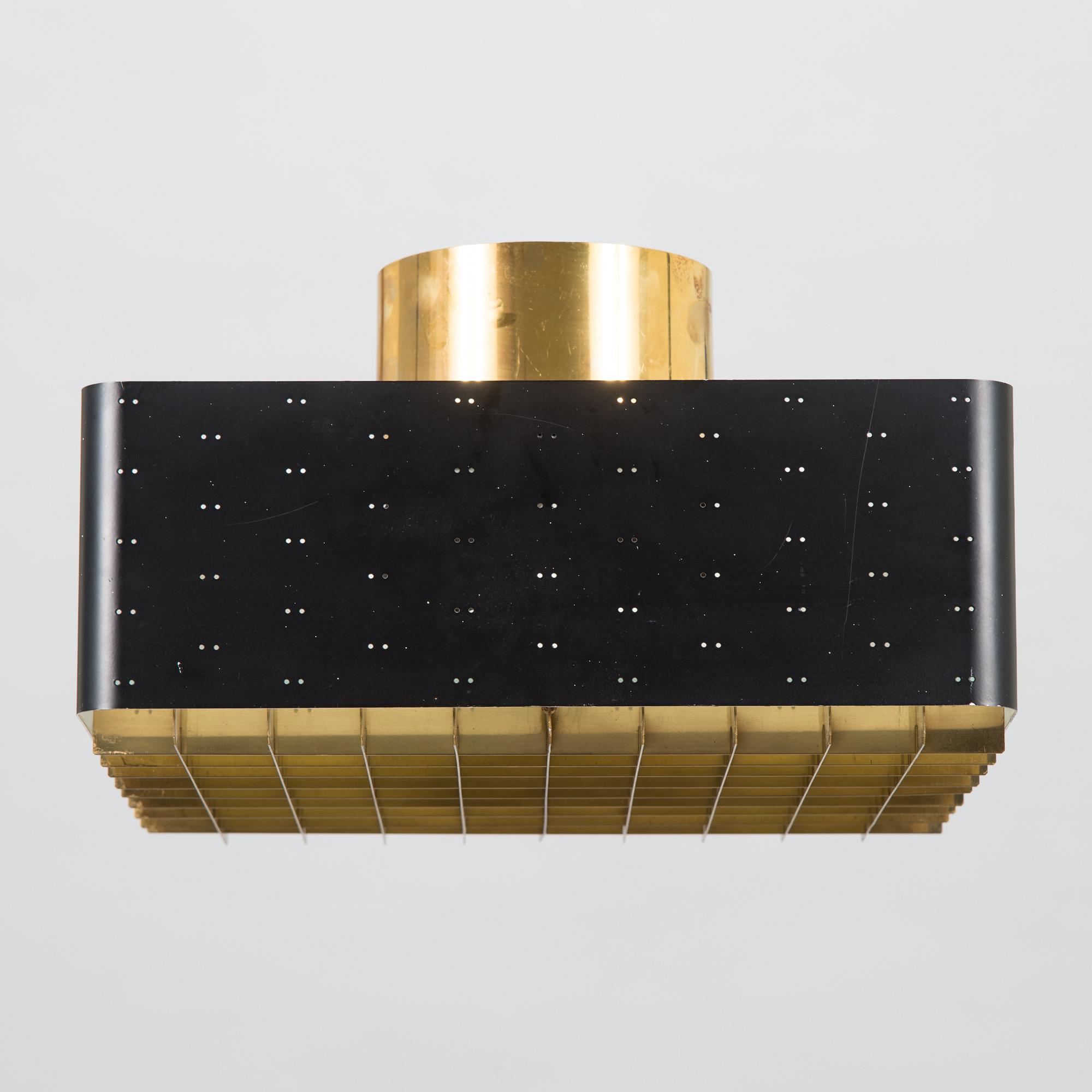 Paavo Tynell, A mid 20th century 'Tähtitaivas' (Starry sky) ceiling light, Idman, Finland.