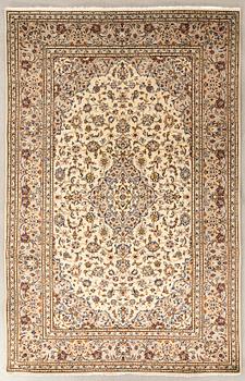 Oriental rug, old, approx. 299x196 cm.
