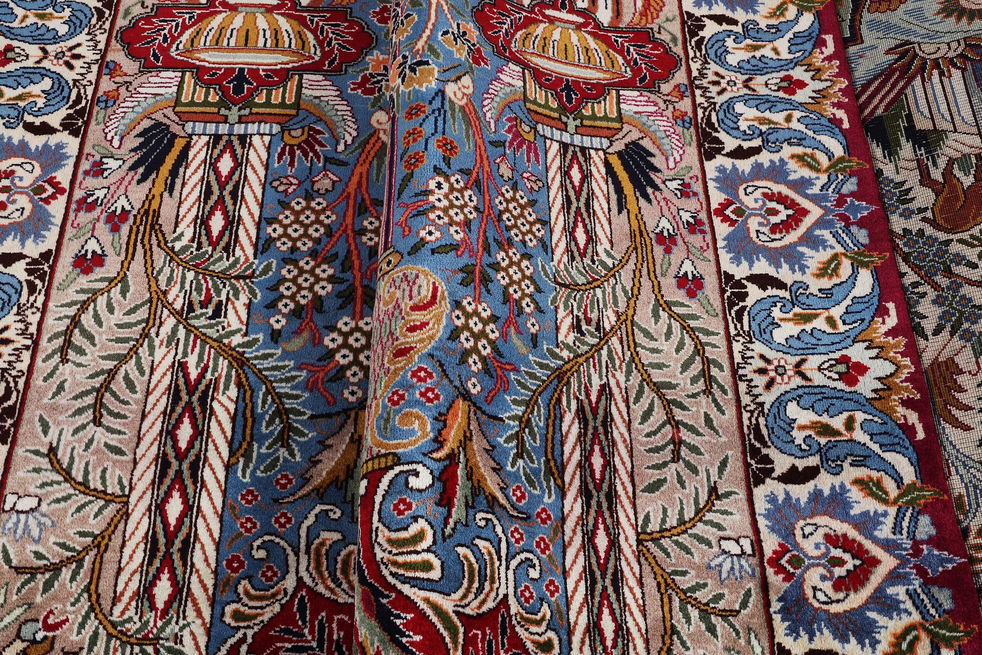A carpet, Kashmar, ca 383 x 292 cm.