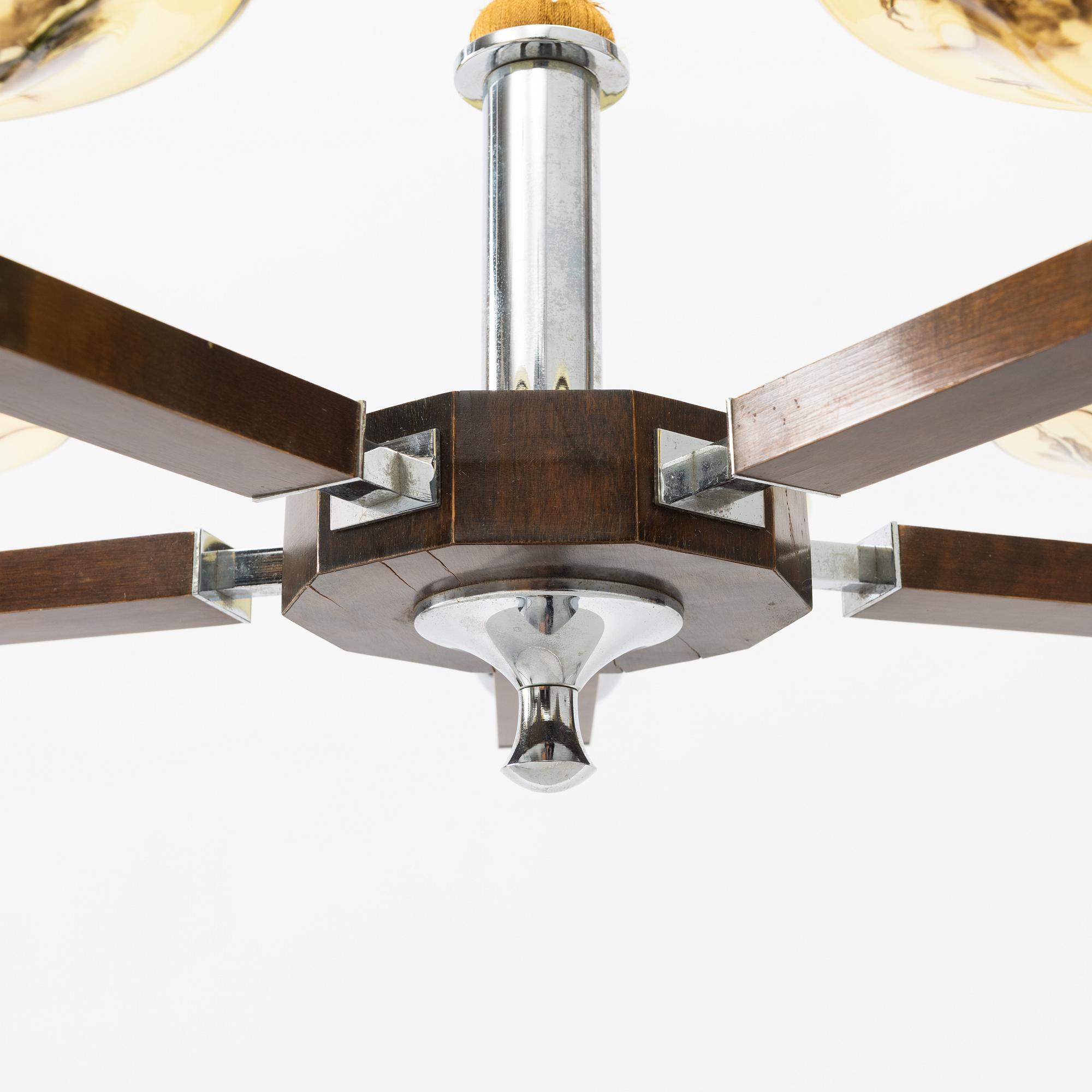 A ceiling lamp, 1930s.