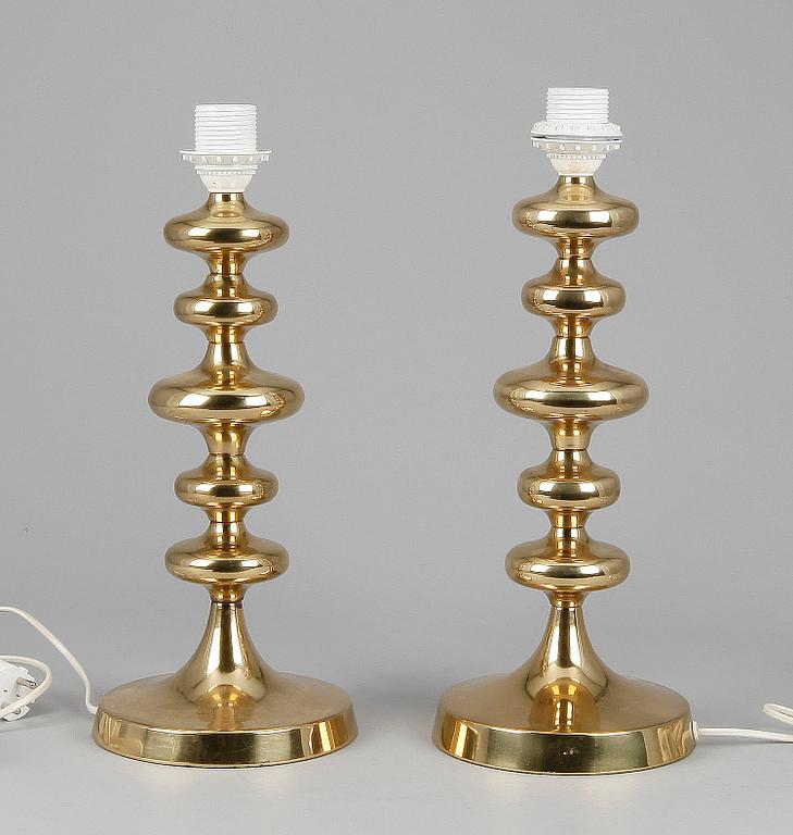 BORDSLAMPOR, snarlika, 1900-talets andra hälft.