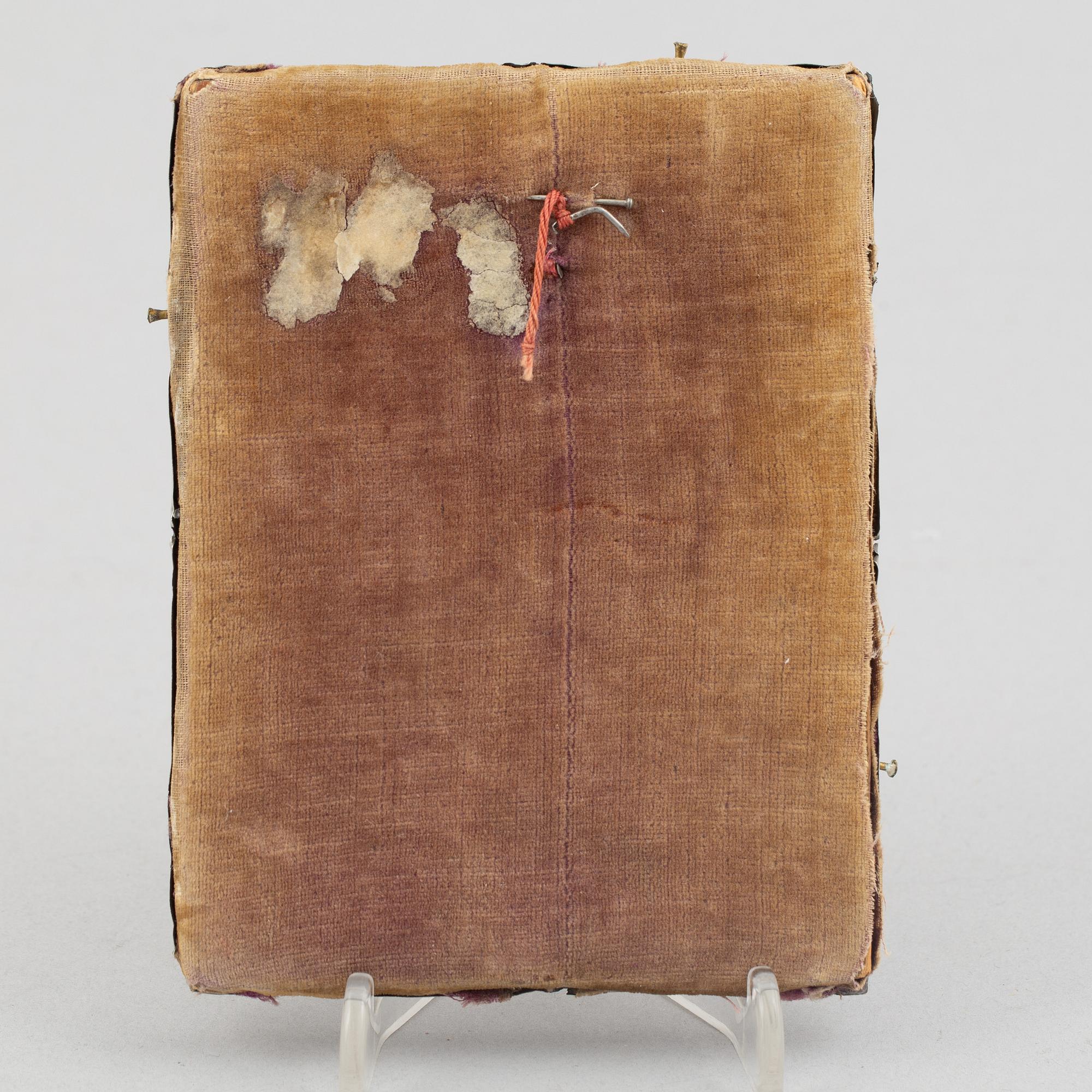 A Russian icon, with silver oklad, DN Dubinin (active 1849-54), St Petersburg.