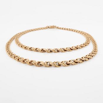 Necklace, 18K gold.
