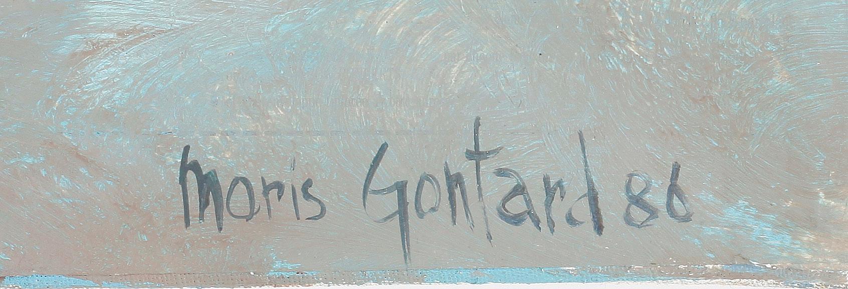 MORIS GONTARD, blandteknik, signerad och daterad -86.