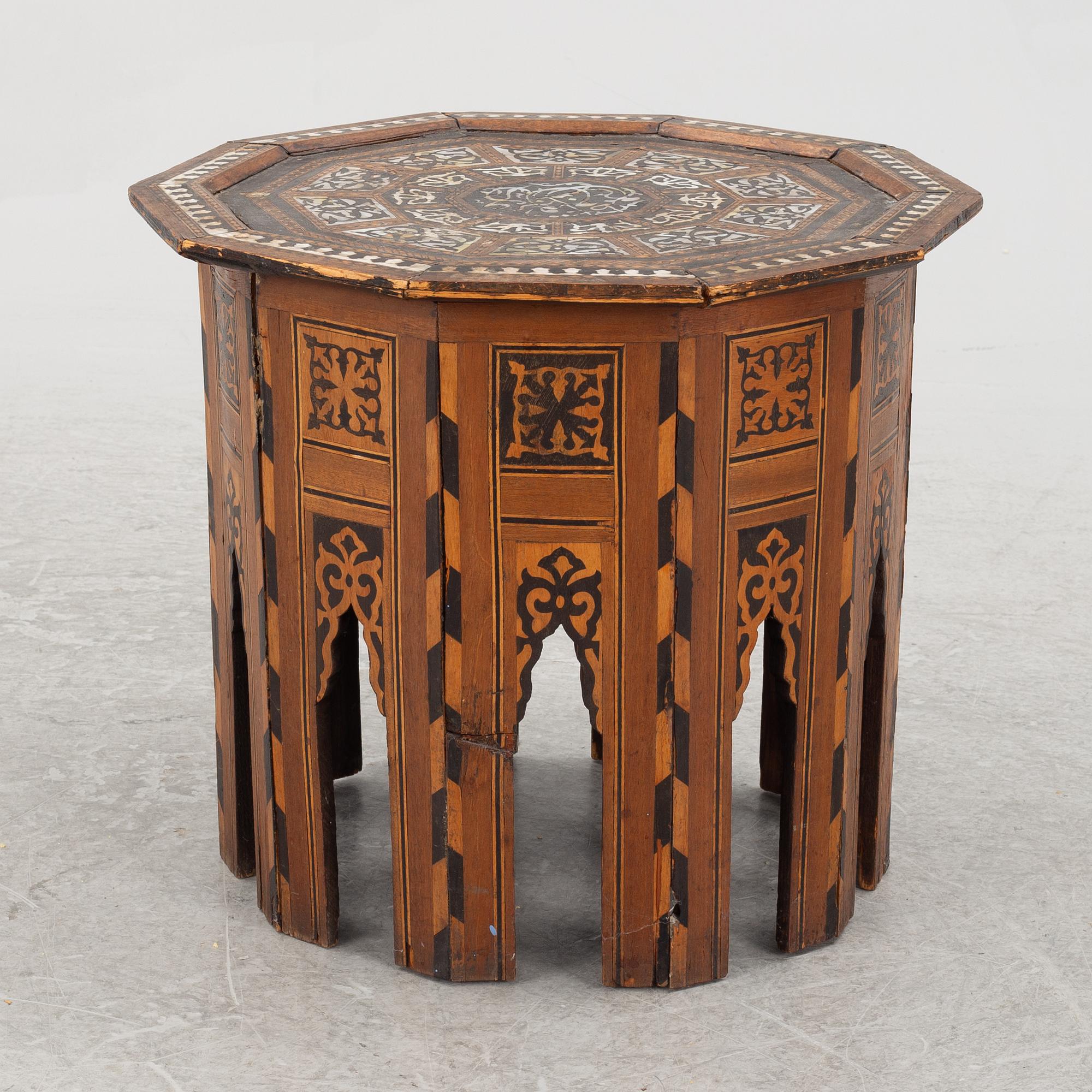 Rökbord, osmanska riket, 1800-talets mitt.