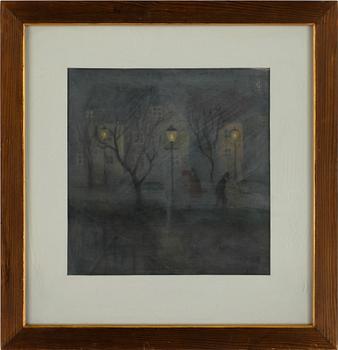 IVAR AROSENIUS, gouache på papper, monogramsign o dat 08.