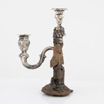 Olle Olls, a candelabra/light object, 2021.