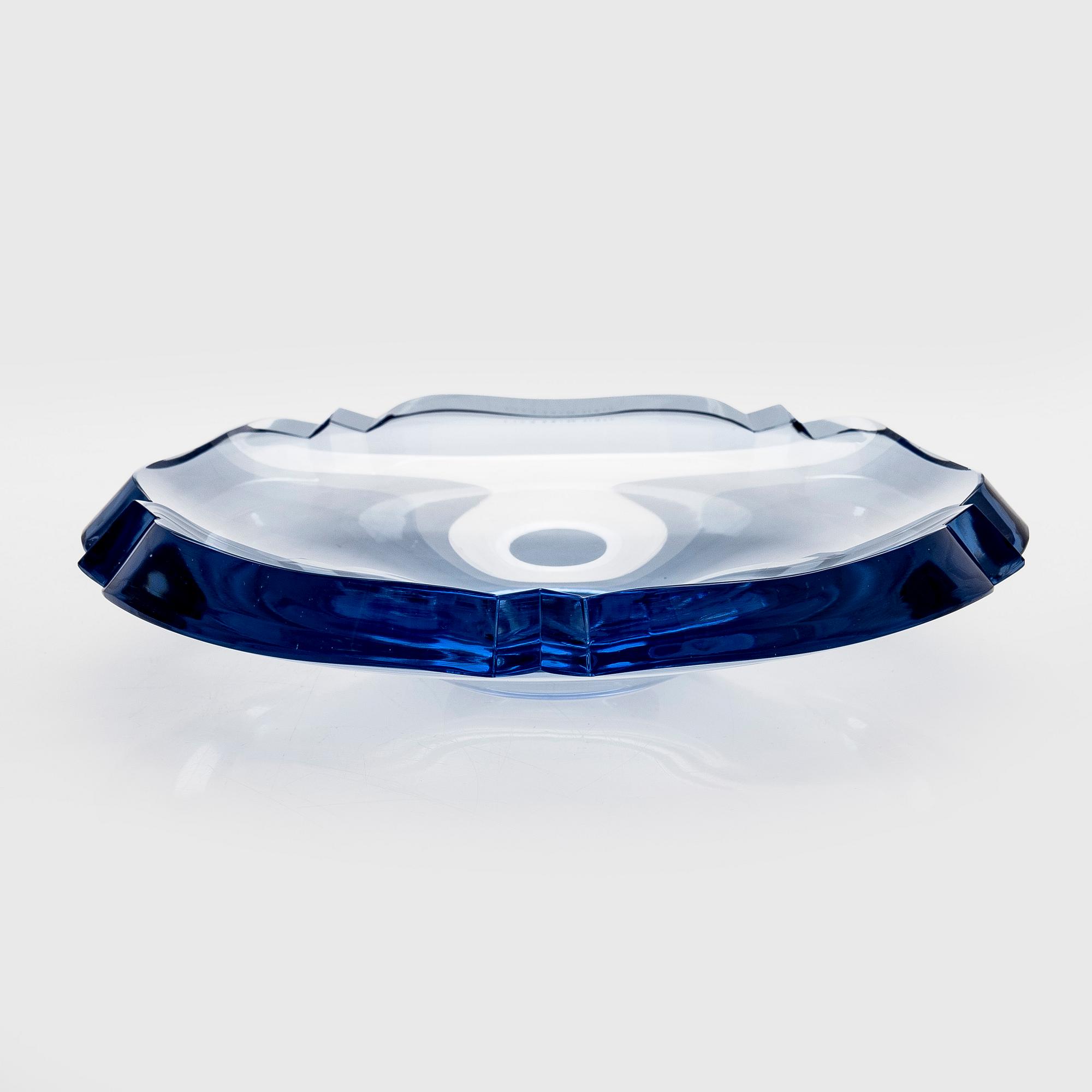 Tapio Wirkkala, a 'cockade' artglass signed Tapio Wirkkala.
