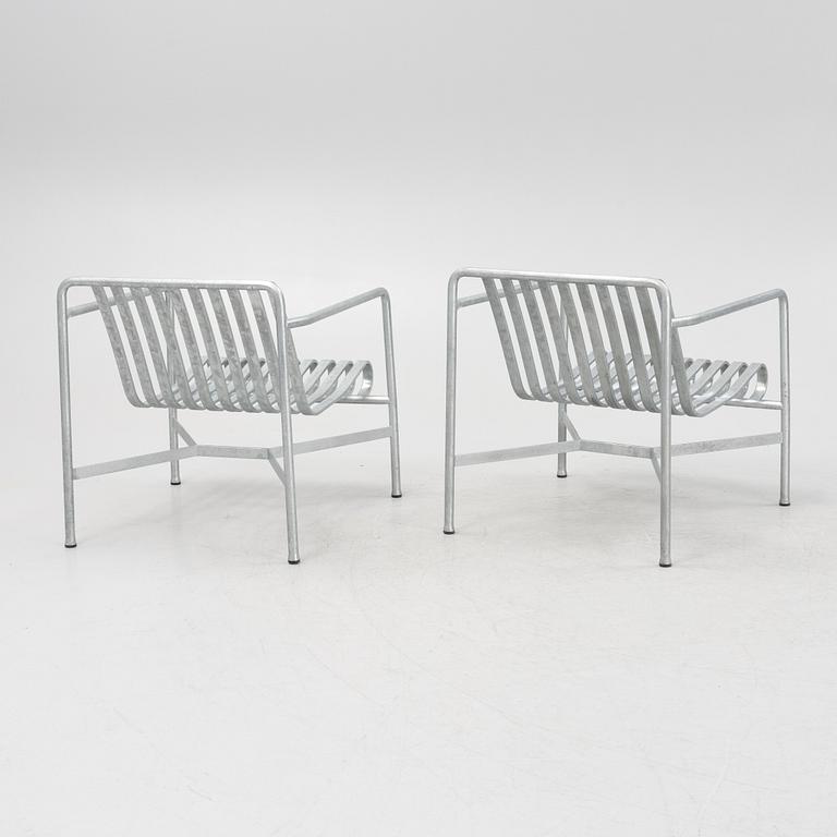 Ronan & Erwan Bouroullec, a pair of 'Palissade Low' lounge chairs, Hay, Denmark.
