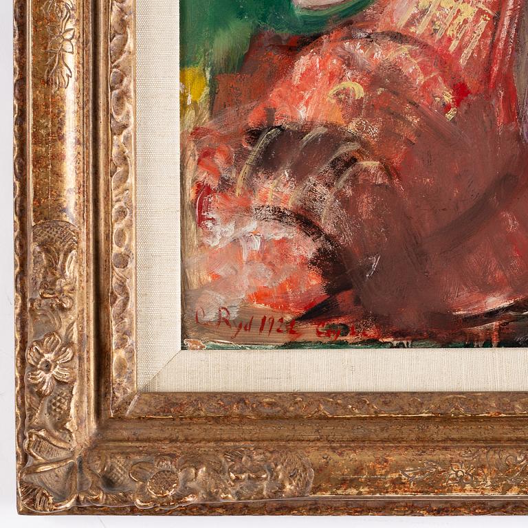 Carl Ryd, oil on panel, signed and dated 1922.
