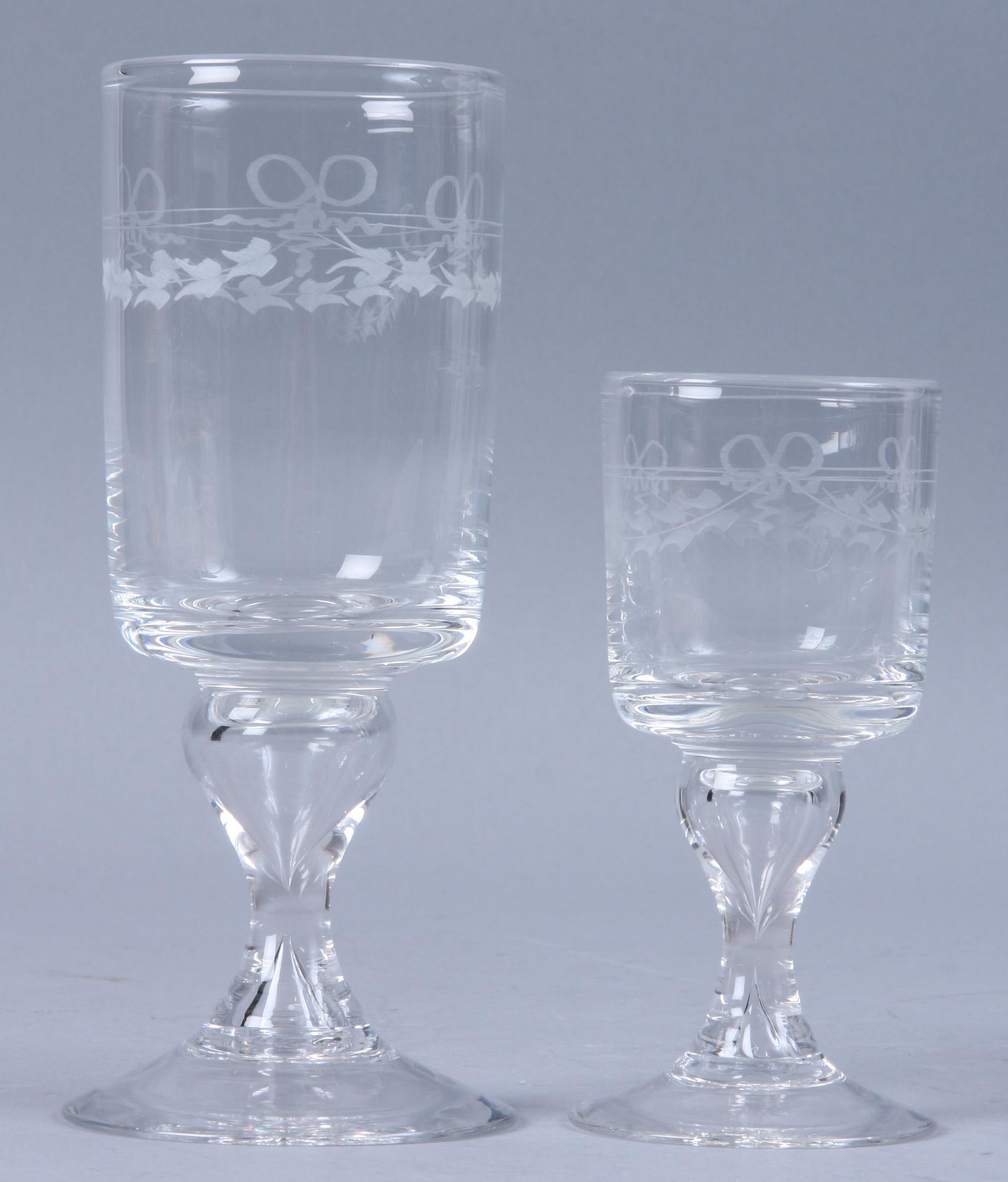 GLASSSERVIS, 24 delar, Reijmyre.