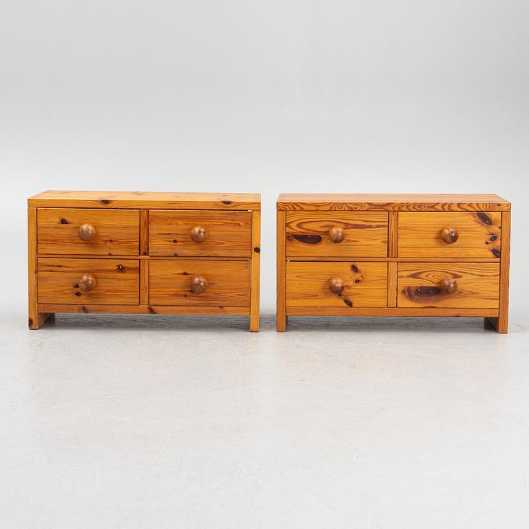 Sven Larsson Möbelshop, a pair of chest of drawers, 1960's/70's.