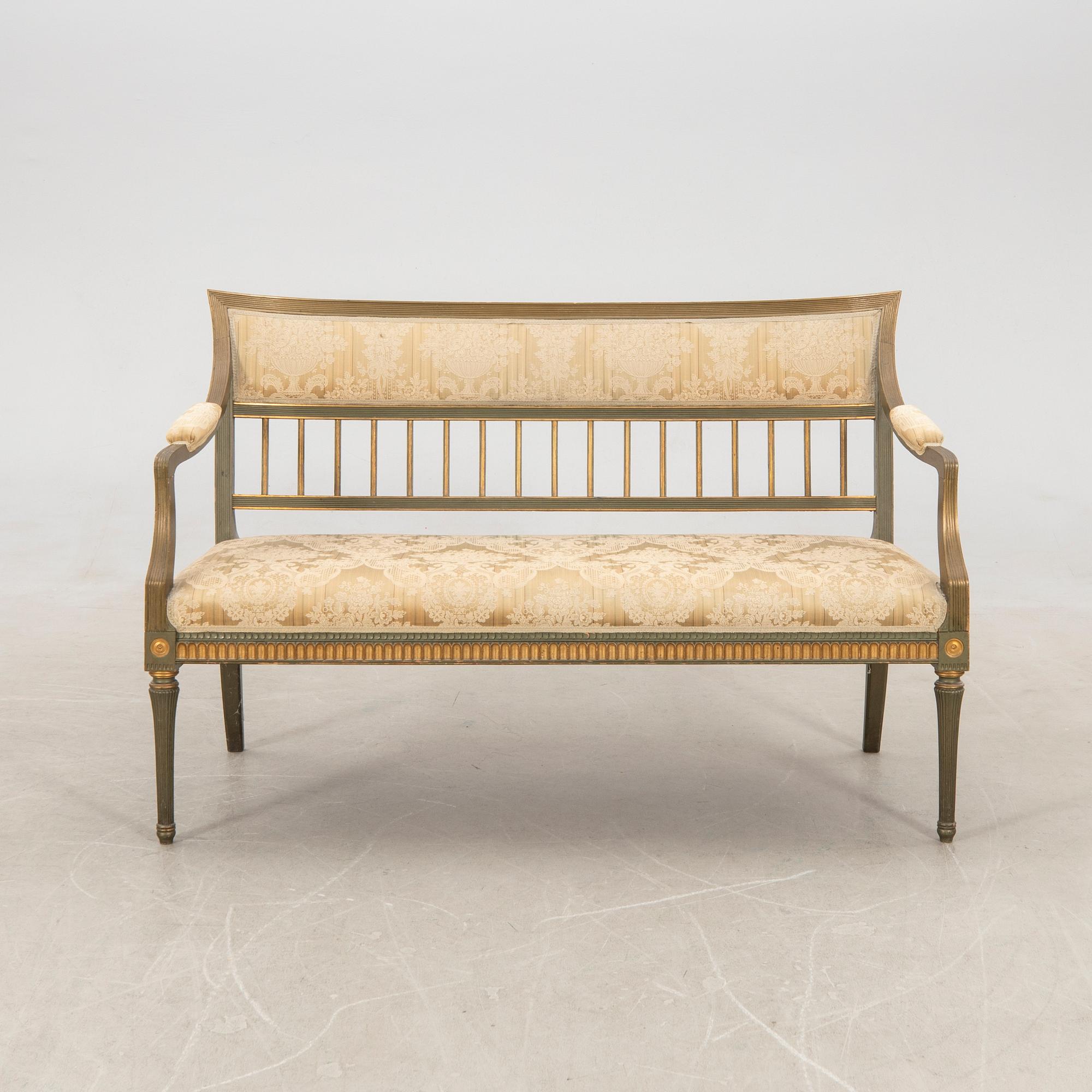Sofa and four chairs in Neoclassical style, early 20th century.