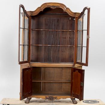 Vitrinskåp, troligen Holland, 1800-tal.